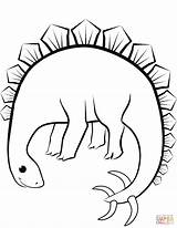 Stegosaurus Estegosaurio Kleuter Printen Malvorlage Kids Alamosaurus Vandaar sketch template