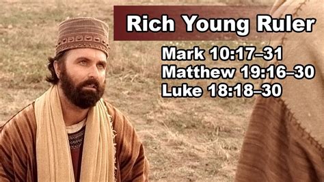 jesus  rich young ruler youtube