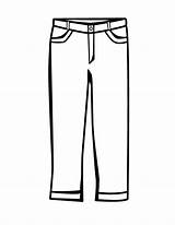 Jeans Coloring Drawing Pages Kids Genes Clipart Colouring Pants Color Choose Board sketch template