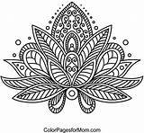 Mandala Mandalas Zentangle Coloriage Fleur Bordados Adults Imprimir Henna Páginas Doodle Lineales Buch Mexicano Significado Bordar Erwachsene sketch template