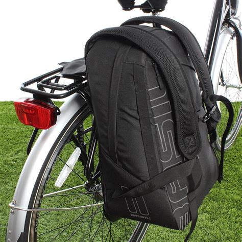 basil fietsrugzak flex backpack  zwart fietstas en rugtas   fietskratnl