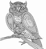 Eule Ausmalen Eulen Malvorlage Mosaik Vorlagen 1116 Mandalas Erwachsene Owl Hummel Uhu Schneeeule sketch template