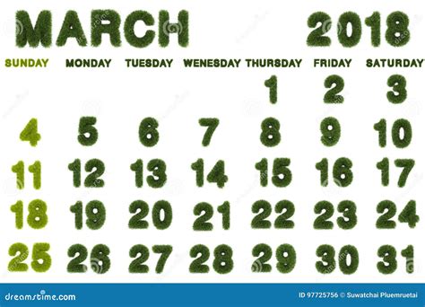 kalender voor maart  op witte achtergrond stock illustratie illustration  achtergrond