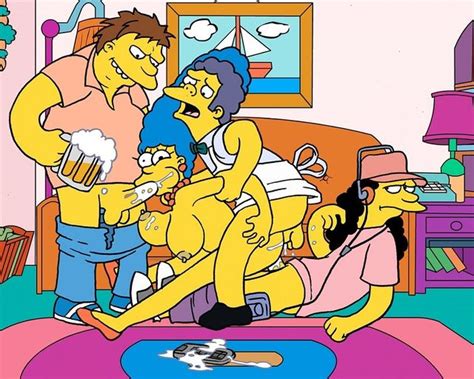 Marge Simpson Gangbang Blowjob Marge Simpson S Oral Obsession