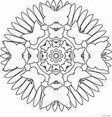 Mandala Printable Designs Coloring Mandalas Print Floral Library Popular Animal Clipart Coloringhome sketch template