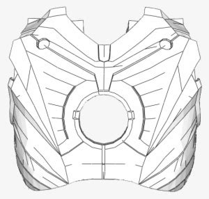 iron man chest template