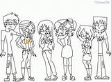 Total Drama Coloring Pages Island Clipart Colouring Library Line Owen Popular Comments sketch template