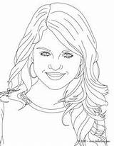 Selena Gomez Coloring Pages Demi Lovato People Famous Meghan Trainor Color Rihanna Sheets Star Colouring Stars Draw Printable Portrait Close sketch template