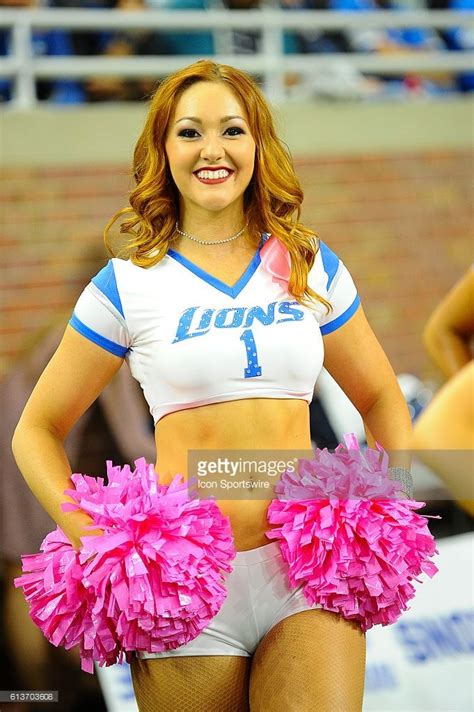 Detroit Lions Cheerleaders During The Game On Sunday Afternoon Ford