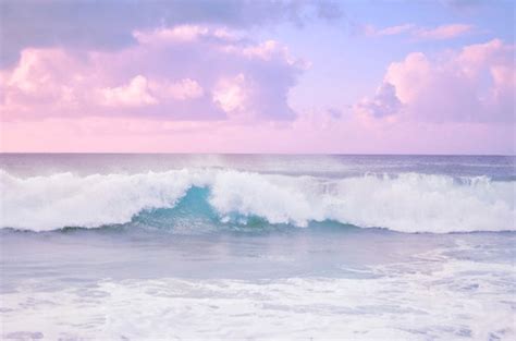 clouds pale sea soft pink sunset water soft purple random tumblr