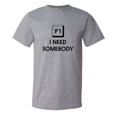 Unique F1 Help I Need Somebody Tee Shirt