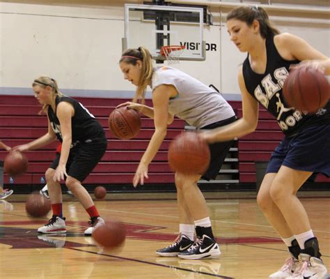 girls basketball set  overcome  turnout  redwood bark