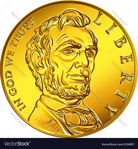 american money  dollar gold coin royalty  vector