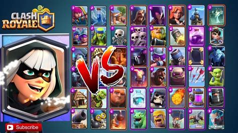 New Bandit Vs All Cards In Clash Royale New Legendary