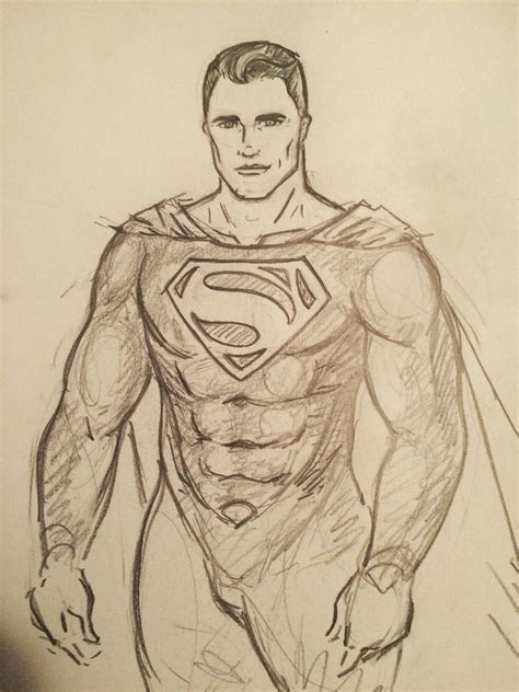 superman drawing     rsuperman