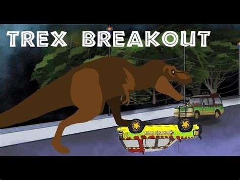 jurassic park trex breakout scene pivot version youtube
