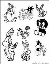 Coloring Looney Baby Tunes Pages Printable Fun Color Colouring Sylvester Sheet sketch template