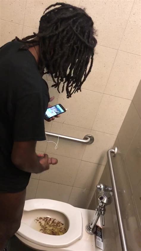 Thug W Dreads Caught Beating In Library With Cum