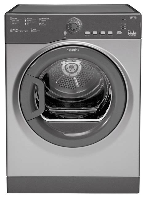 hotpoint tvfsbgg kg vented tumble dryer graphite laundry store