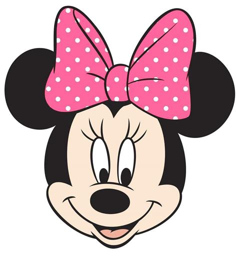 minnie mouse face printable