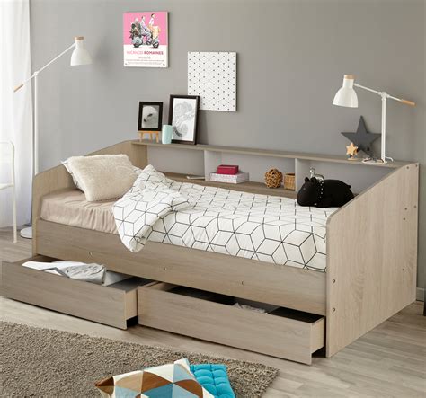 light oak bevel single bed  storage vic furniturebeds ebay
