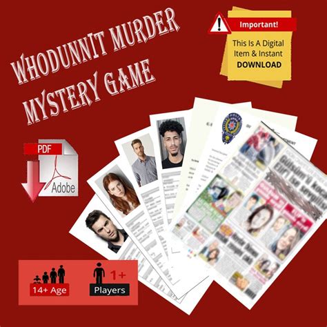 printable unsolved case files cold case murder mystery game