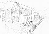 House Dream Lineart Blackrose Deviantart sketch template