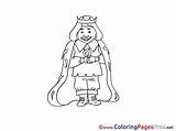 King Colouring Children Coloring Pages Sheet Title sketch template