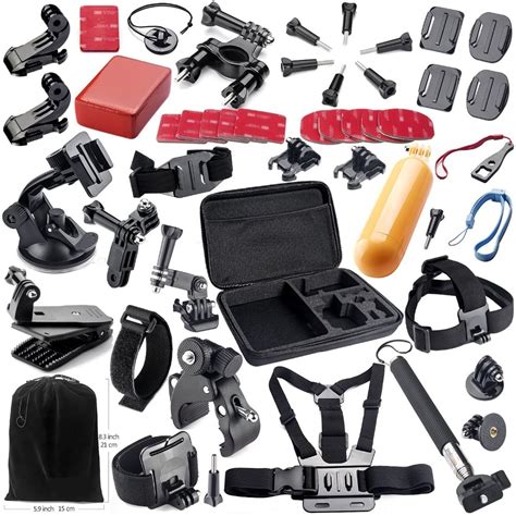 gopro accessories    family kit  pro accessories set gopro accessories package