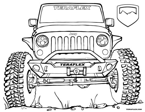 lifted truck coloring pages dreferenz blog
