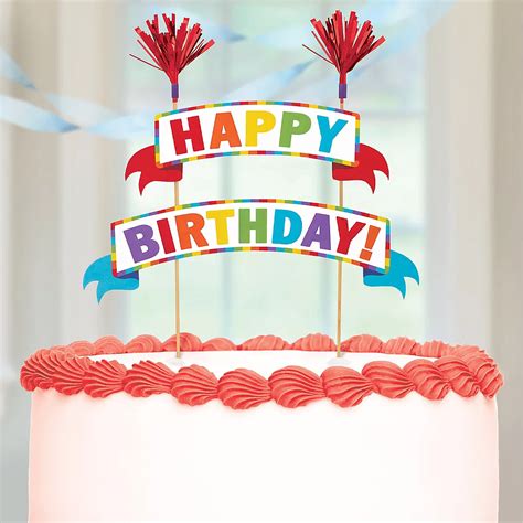 printae happy birthday cake topper birthday printable images