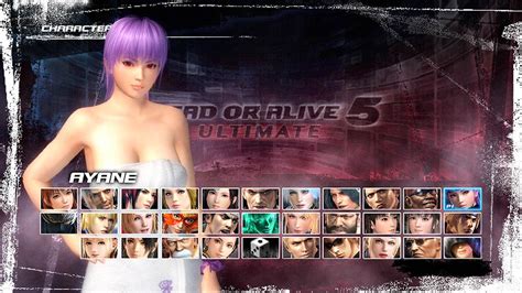 dead or alive 5 ultimate ayane bathtime costume