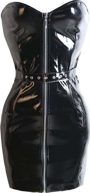 ggtboutique top totty dominatrix saucy role play faux leather wet look