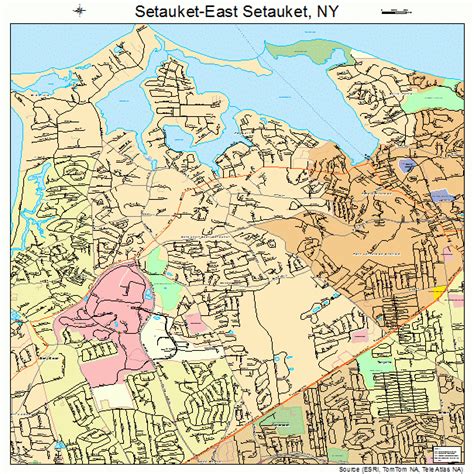 setauket east setauket  york street map