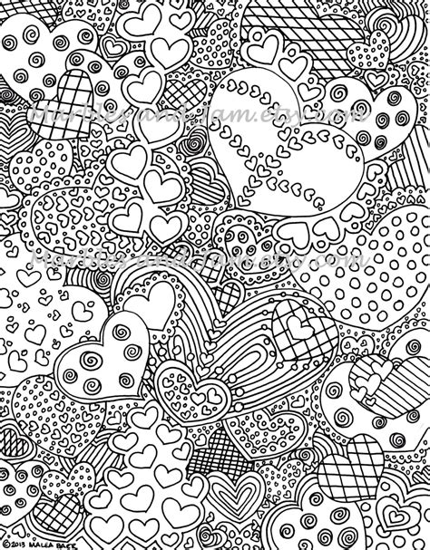 coloring pages hearts