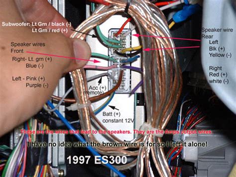 lexus es car stereo wiring diagram wiring diagram
