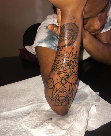 Black Women Tattoos Sleeve Girly Tattoos Dope Tattoos Pretty Tattoos
