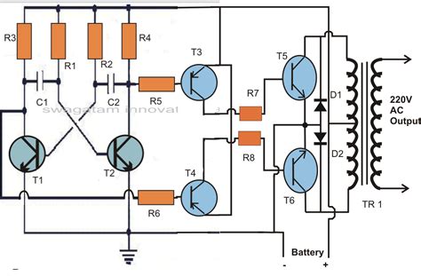 cfl inverter circuit diagram
