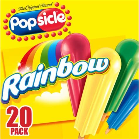 popsicle rainbow ice pops  fl oz kroger
