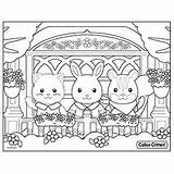 Coloring Calico Critters sketch template