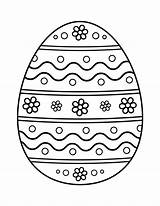 Coloring Egg Pages Ester Easter Popular Show sketch template