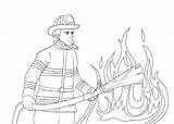 Brandweer Ladderwagen sketch template