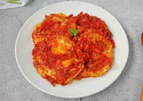 tutorial memasak balado telur ceplok ala warteg foody bloggers