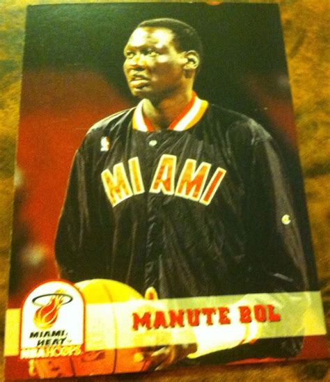 manute bol  miami heat trading card manute bol basketball legends ennis cosby