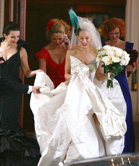 carrie finally walks down the aisle but is it happily ever after carrie bradshaw wedding
