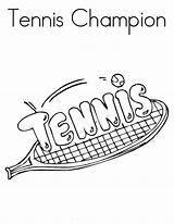 Tennis Exclusif sketch template
