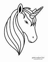 Unicorn Coloring Printable Pages Mane Magical Ultimate Collection Color Simple Top Easy sketch template