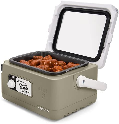 review presto nomad traveling slow cooker   tailgates