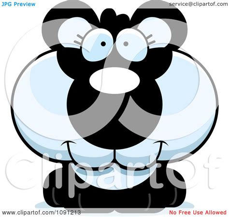 Clipart Cute Panda Royalty Free Vector Illustration By