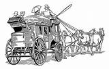 Diligence Stagecoach Coach Wikipedia 1800s 1700 Vehicle  Courtesy Titles Origins Descriptions Carriage Two Transport Pixels Size sketch template
